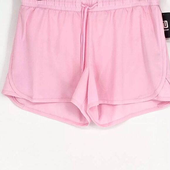 ID Ideology Women's Drawstring Running Shorts- Pink Shorts Heart Pink Size 2XL - Picture 1 of 13